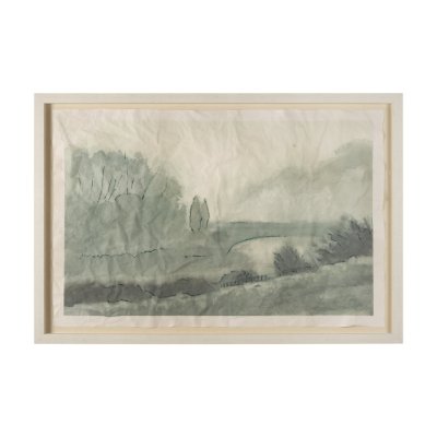 15471 - Off By The River by Mercana Studio a Hand Embellished Framed Art Print Matted under Glass