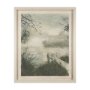 15472 - Down By The Dock by Mercana Studio a Hand Embellished Framed Art Print Matted under Glass