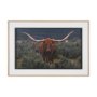 15498 - Longhorn 5 by Gary Blatter a Hand Embellished Framed Photo Art Print Matted under Glass