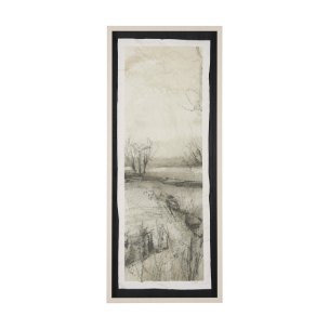 Beyond the Rain I by Mercana Studio a Hand Embellished Framed Art Print Matted under Glass