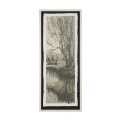 15500 - Beyond the Rain II by Mercana Studio a Hand Embellished Framed Art Print Matted under Glass