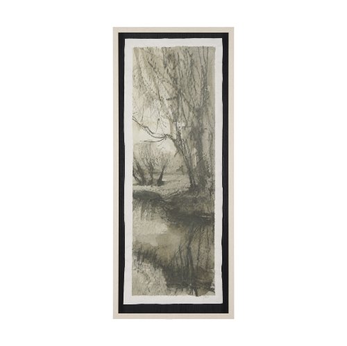 15500 - Beyond the Rain II by Mercana Studio a Hand Embellished Framed Art Print Matted under Glass