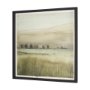 15504 - Rolling Fields II Hand Embellished Black Framed Watercolor Art Print on Paper Mounted with Backing