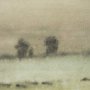 15504 - Rolling Fields II Hand Embellished Black Framed Watercolor Art Print on Paper Mounted with Backing