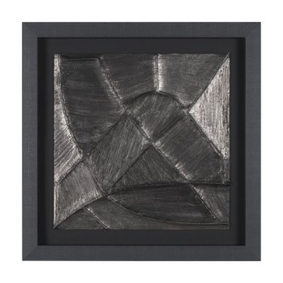15542 - Spelter by Studio M a handmade Original Framed 3D Textured Artwork under Glass