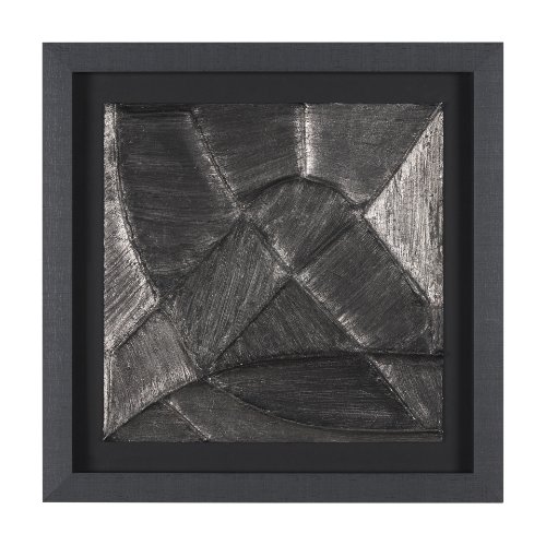 15542 - Spelter by Studio M a handmade Original Framed 3D Textured Artwork under Glass