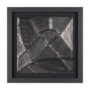 15542 - Spelter by Studio M a handmade Original Framed 3D Textured Artwork under Glass