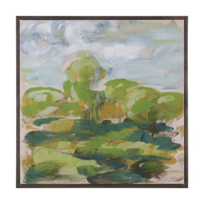 102641-FS - Vibrant View II by Mercana Studio a Hand Embellished Textured Canvas