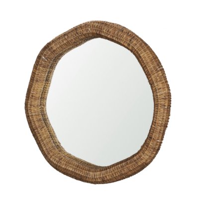 70920 - Warrick 42" Woven Water Hyacinth Mirror