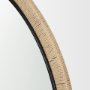 70923 - Vasie Black Wood w/ Jute Round Mirror