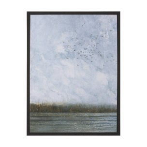 Spring is Coming I by Mercana Studio a Hand Embellished Textured Framed Canvas