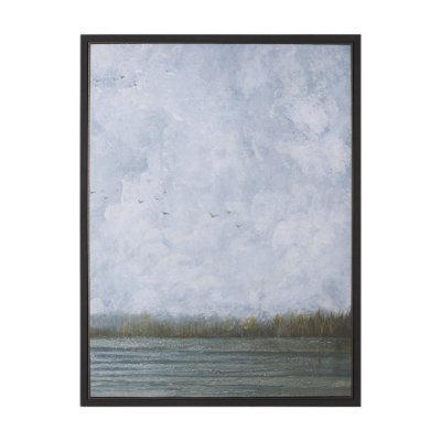 102635-FL - Spring is Coming II by Mercana Studio a Hand Embellished Textured Framed Canvas
