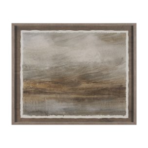 Unsettled Sky by Mercana Studio a Hand Embellished Framed Art Print Matted under Glass