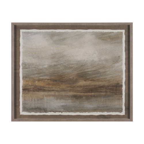 15514 - Unsettled Sky by Mercana Studio a Hand Embellished Framed Art Print Matted under Glass