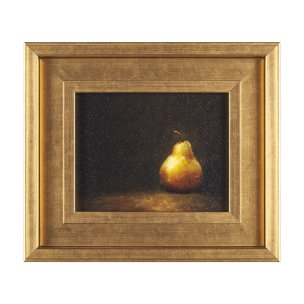 Lonely Pear by Mercana Studio a Hand Embellished Framed Art Print