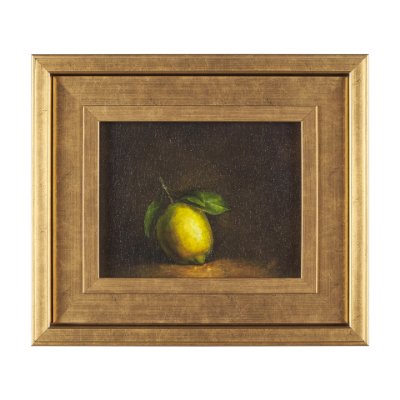 15528 - Lonely Lime by Mercana Studio a Hand Embellished Framed Art Print