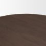 70831 - Shima Oval Dark Brown Wood w/ Arched Legs Coffee Table