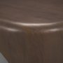 70831 - Shima Oval Dark Brown Wood w/ Arched Legs Coffee Table