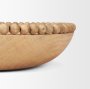 70928 - Wendell Light Brown Wood w/ Wood Bead Round Bowls