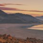 15505 - Salt Lake Sunrise by Gary Blatter a Hand Embellished Framed Photo Art Print Matted under Glass