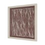 15518 - Tattered Waves II by Studio M a handmade Original Framed 3D Textured Artwork under Glass