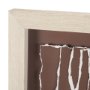 15518 - Tattered Waves II by Studio M a handmade Original Framed 3D Textured Artwork under Glass