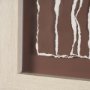 15518 - Tattered Waves II by Studio M a handmade Original Framed 3D Textured Artwork under Glass