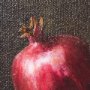 15527 - Lonely Pomegranate by Mercana Studio a Hand Embellished Framed Art Print
