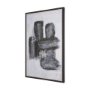 102644-FL - Semblance I by Mercana Studio a Hand Embellished Textured Framed Canvas