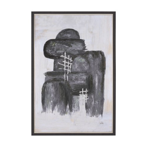 102645-FL - Semblance II by Mercana Studio a Hand Embellished Textured Framed Canvas