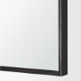 70900 - Timon Brushed Black Metal Frame Square Arched Mirror