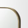 70901 - Timon Brushed Gold Square Arched Mirror 