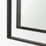 70904 - Tiva Rectangular Dual Metal Frame Gunmetal Mirror