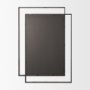 70905 - Tiva Rectangular Dual Brushed Gold Metal Framed Mirror