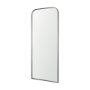 70898 - Tamira Tall Brushed Gunmetal Metal Arched Mirror