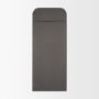 70898 - Tamira Tall Brushed Gunmetal Metal Arched Mirror