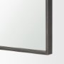 70898 - Tamira Tall Brushed Gunmetal Metal Arched Mirror