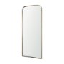 70899 - Tamira 75.8" Tall Brushed Brass Metal Arched Mirror