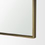 70899 - Tamira 75.8" Tall Brushed Brass Metal Arched Mirror