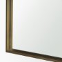 70899 - Tamira 75.8" Tall Brushed Brass Metal Arched Mirror