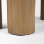 70858-AB - Tavi Rectangular Natural Brown w/ Column Legs Coffee Table
