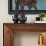 70943 - Tasya Small Matte Black Metal Vase