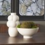 70974 - Ulvi Cream Glazed Bubble Ceramic Vase