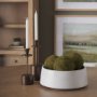 70938 - Kadara White Washed Solid Wood Decorative Bowl