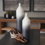 70954 -  w/ Black Ombre Metal Vase