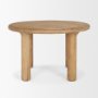 70884-AB - Soma 48" Light Brown Mango Wood Round Dining Table