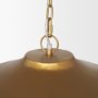70913 - Titus 1-Light Brass Finished Metal Disc Pendant