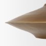 70913 - Titus 1-Light Brass Finished Metal Disc Pendant
