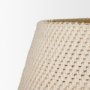 70917 - Tosha 1-Light Tapered Cotton Rope Drum Pendant