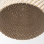 70918 - Tosha 1-Light Cotton Rope Bell Pendant